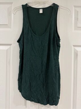 Old Navy Dark Teal Scoop Neck Tank Top